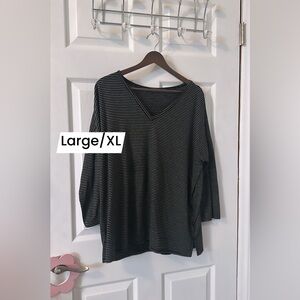 Women’s large/ x large striped sweater